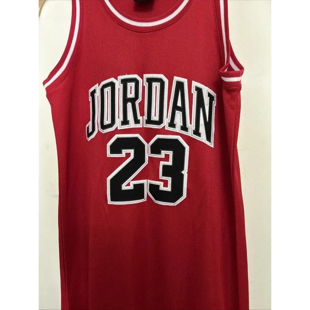 Jordan 23 Youth Basketball Jersey Dress Red Size XL 13-15Years NBA Style